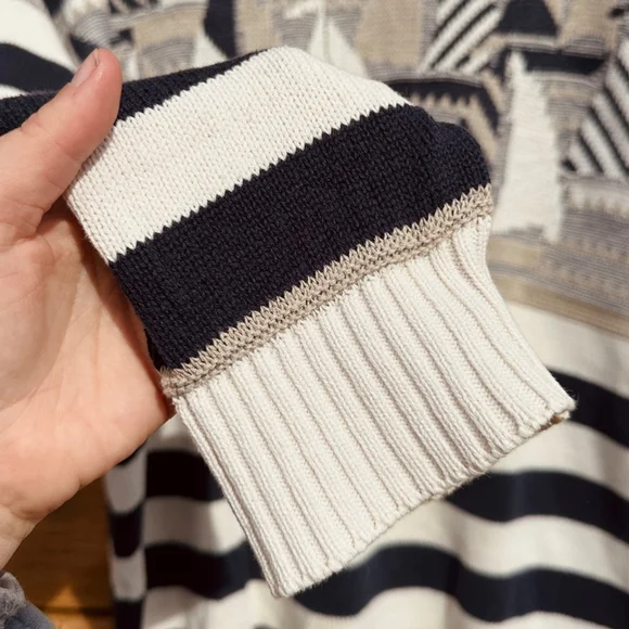 Vintage Crossings Cotton Crewneck Sweater - nautical theme - Size M - Picture 7 of 7